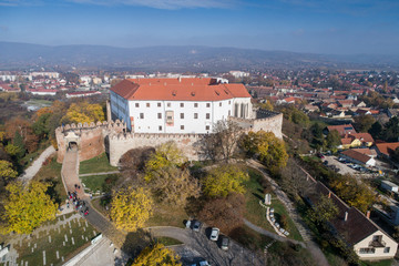 Fototapeta na wymiar castle in Siklos hungary
