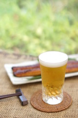  ビールとうなぎ 
