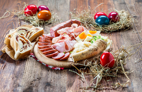 Brettljausn - Wurst und K&auml;se Platte - Jause
