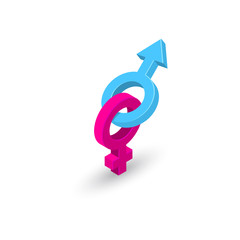 The bound gender symbols