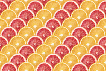 orange and grapefruits background