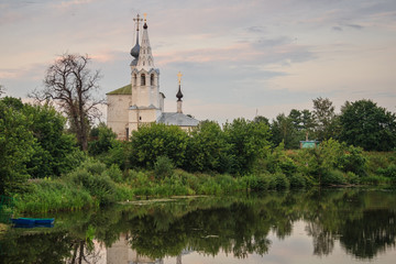 Obraz premium Scenic views of the historic architecture of the Russian city of Suzdal.