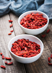 dry red goji berries