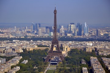 Fototapeta na wymiar Skyline Paris, France