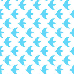 Folk art pattern in Scandinavian, Nordic style