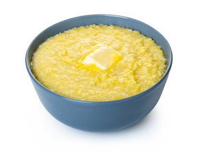 Cooked millet with butter