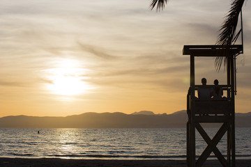 Sunset in Palma de Mallorca