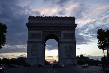 Fototapeta na wymiar Triumphal arch, Paris, France