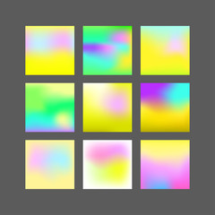 Fototapeta premium Yellow blurred backgrounds