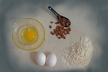 Ingredients for Easter cake