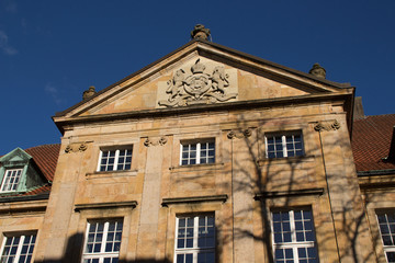 Fototapeta na wymiar Ein altes Giebelhaus in Osnabrück