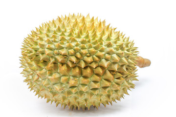 Durian fruit isolate on White Background