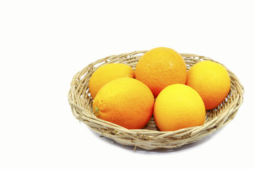 Lemon isolated on white background 