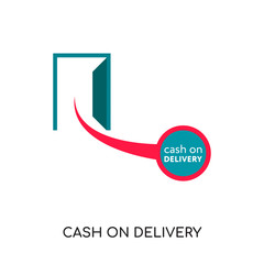 cash on delivery logo isolated on white background for your web, mobile and app design