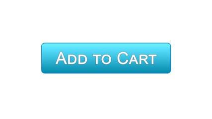 Add to cart web interface button blue color, online shopping application