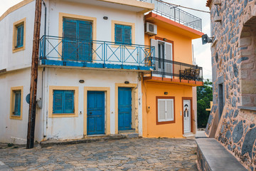 Traditional cretan village of mochos, Crete, Greece