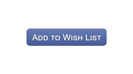Add to wish list web interface button violet color, shopping online service