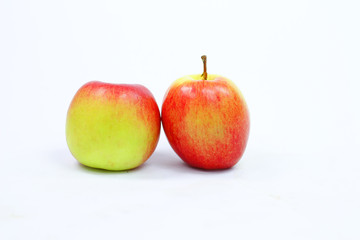 Red Apple Isolated White Background 