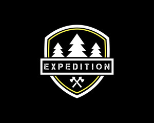 expedition vintage design illustration,vintage design style, designed for print and logo