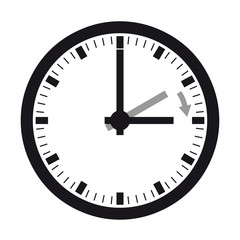 Sommerzeit - Zeitverschiebung nach vorne - Vector Illustration - Freigestellt auf weißem Hintergrund