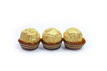 chocolate isolated white background