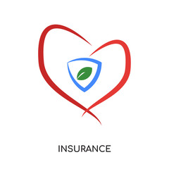 insurance logo image isolated on white background for your web, mobile and app design