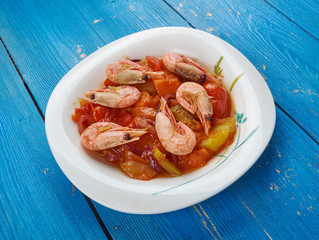 Shrimp Vegetable Tagine