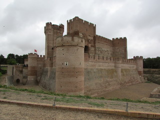 Fototapeta na wymiar Castle of La Mota, Spain