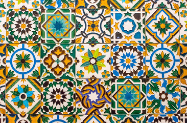 Traditional ceramics from Lisbon, Portugal.	