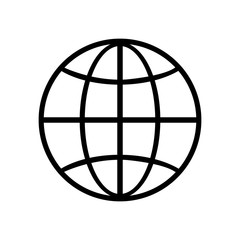 Web icon page symbol globe,Web icon logo, app, UI. 