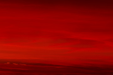 Beautiful sunset with colorful clouds on the sky