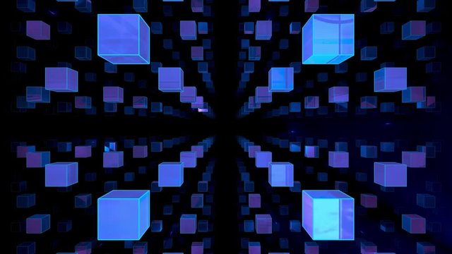 High Definition  Animation abstract 3d background with repeating pattern, 
 - psychedelic Video Visual Effects 
