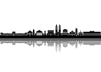 Obraz premium Kassel, Spiegelung