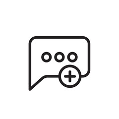 add message, create message outlined vector icon. Modern simple isolated sign. Pixel perfect vector  illustration for logo, website, mobile app and other designs