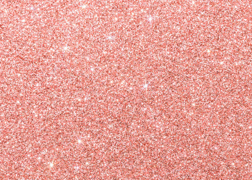 Rose gold glitter texture pink red sparkling shiny wrapping paper background for Christmas holiday seasonal wallpaper  decoration, greeting and wedding invitation card design element