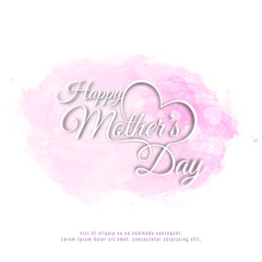 Abstract Happy Mother's Day stylish background
