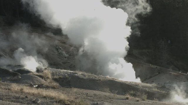 Steam vent in Yellowstone National Park