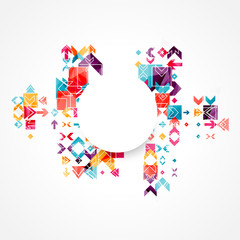 Abstract geometric background