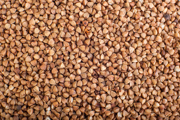 background of buckwheat seed