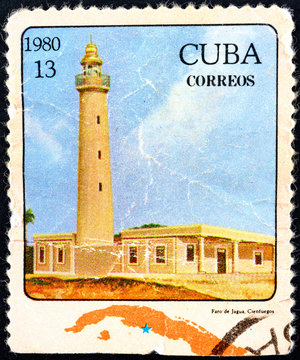 CUBA - circa 1980 - lighthouse, 1980.