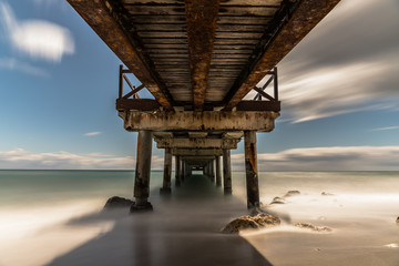 Pier on a beach Marbella