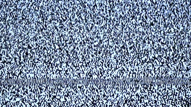 TV Static Effect. No signal