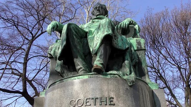 Denkmal Johann Wolfgang von Goethe, Wien, Burgring, Dichter 