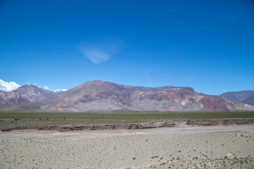 Fototapeta na wymiar National Route 7 in Argentina