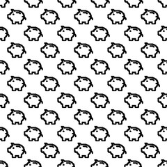 saving Pattern Abstract Geometric wallpaper. Vector illustration. background. black. on white background