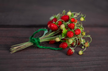 bouquet of fragrant strawberries