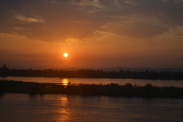 Sunset on Nile