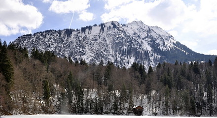 mountain alps snow