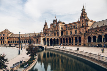 Fototapeta na wymiar Plaza de España Seville