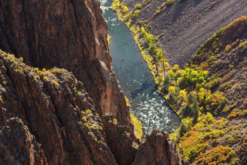 Black Canyon of the Gunnison park in Colorado, USA